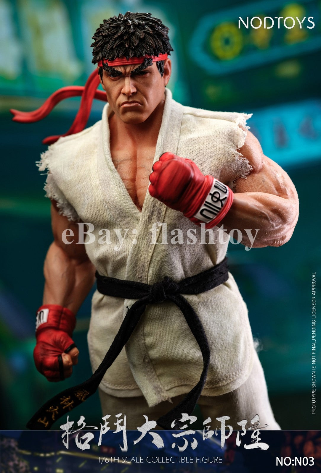 Presale NODTOYS NOD-N03 1/6 Grandmaster of Fighting Ryu Action Figure Model Toy