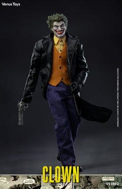 Presale Venus Toys VET002 1/12 The Clown Comic Villain 6" Action Figure Model