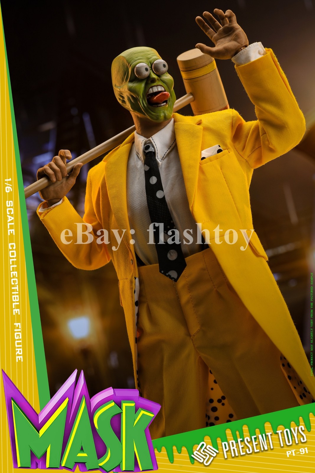 Presale PRESENT TOYS PT-sp91 1/6 Mask Man Jim 12" Male Action Figure Model Toy