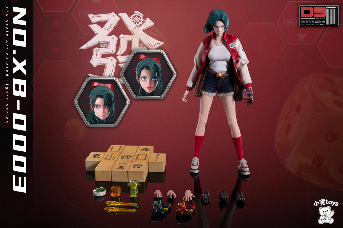 Presale XBTOYS XB0003 1/6 Wealth Girl Blue-Haired Enchantress Action Figure Toy