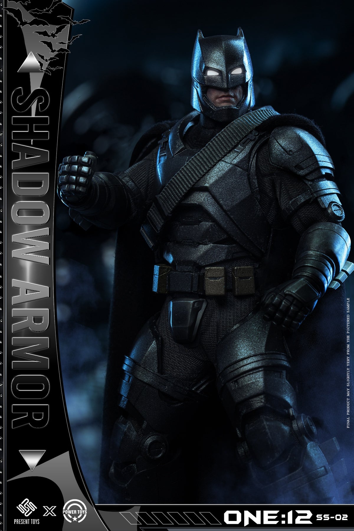PRESENT TOYS SS-02 1/12 Bat Man Shadow Armor Collectible Male Action Figure Toy