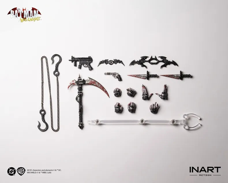 INART MAG-C0002 1/12 Dark Knight Metal The Batman Who Laughs Action Figure Model Toy