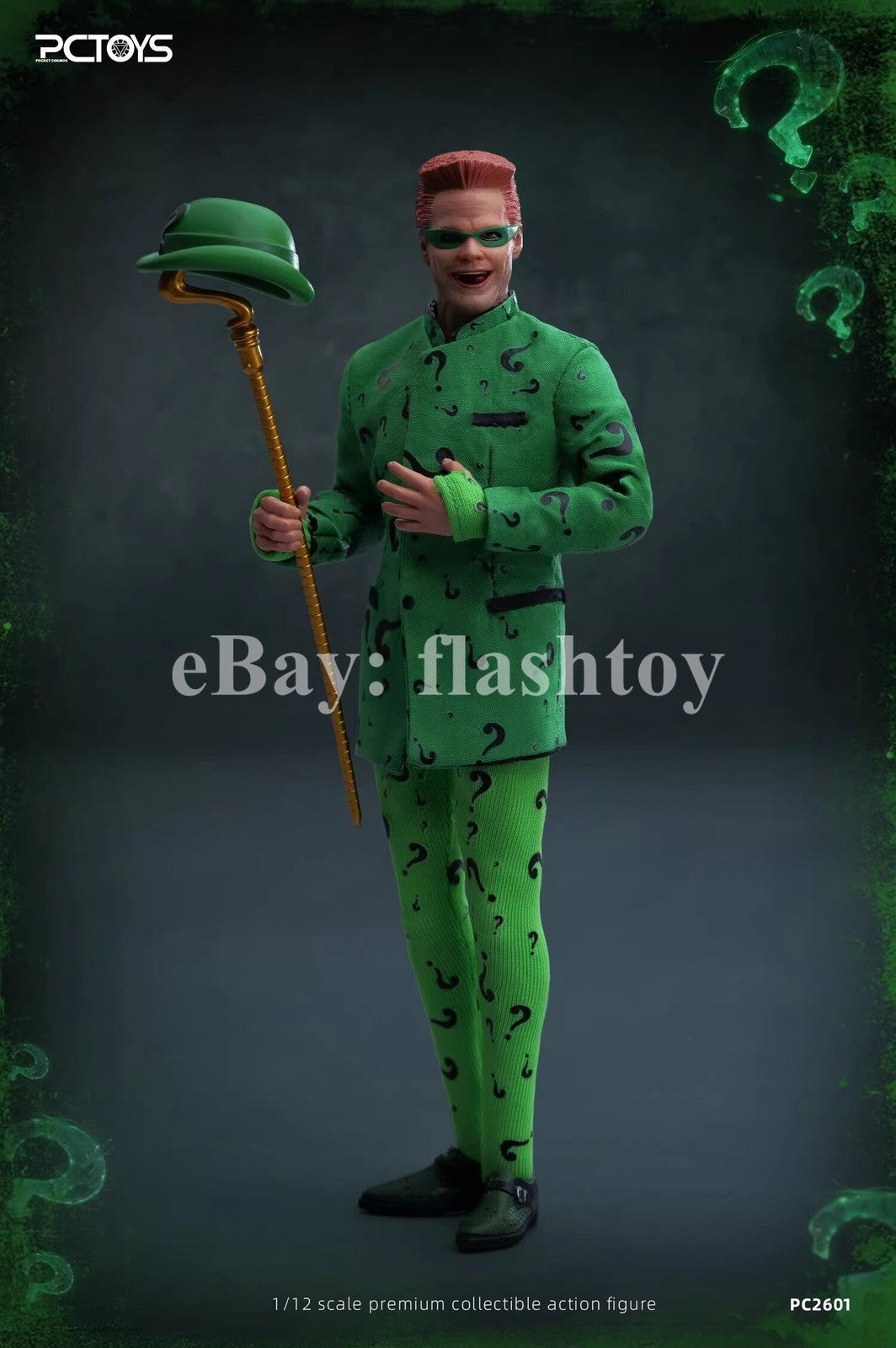 Presale PCTOYS PC2601 1/12 Forever Riddler Carrey Male Action Figure Model Toy