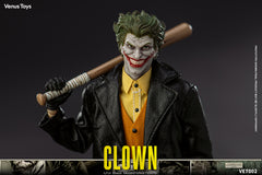 Presale Venus Toys VET002 1/12 The Clown Comic Villain 6" Action Figure Model