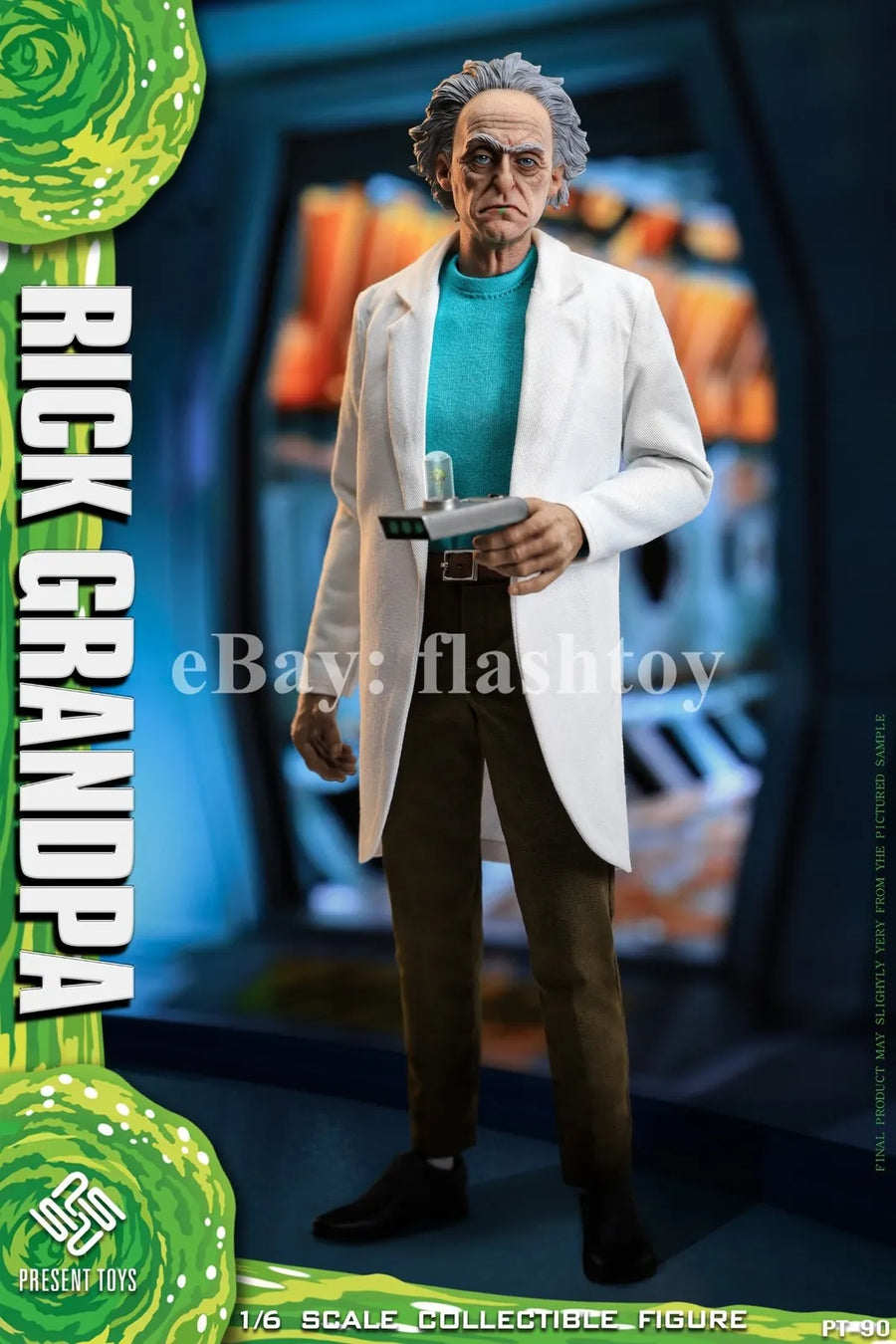 Presale PRESENT TOYS PT-sp90 1/6 Rick Grandpa 12" Male Action Figure Model Toy