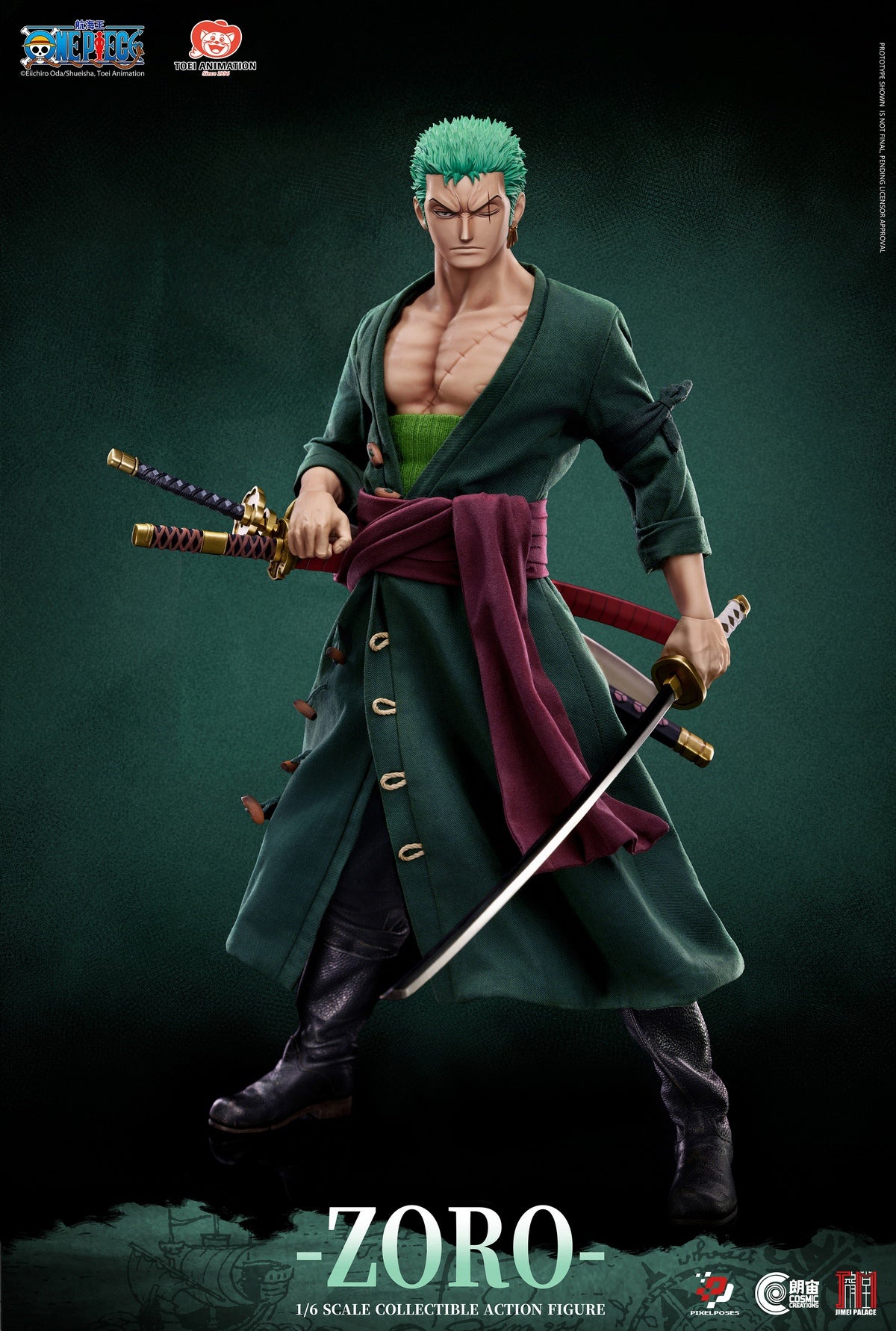 Presale Pixel Poses PP-200595 1/6 Roronoa Zoro Collectible Action Figure Model