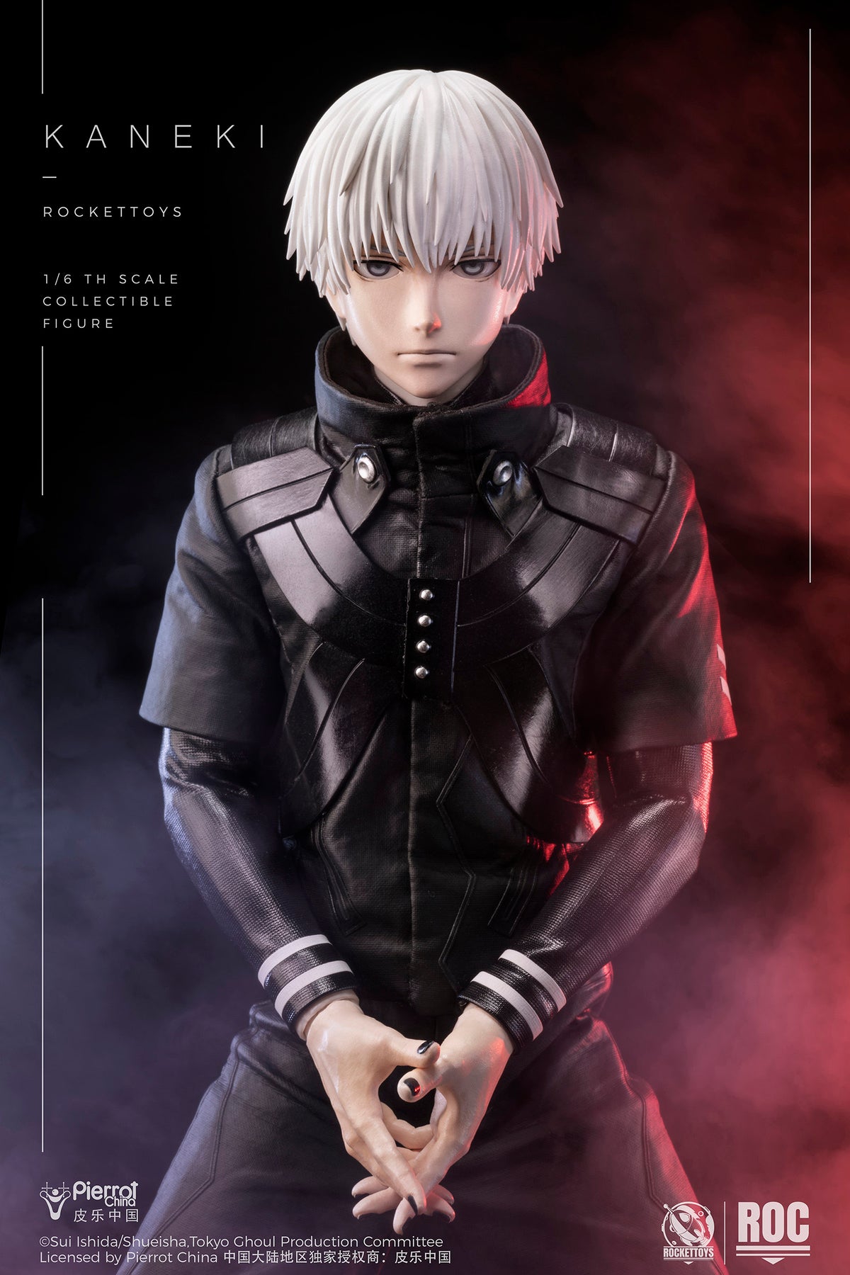 Presale RocketToys ROC-025 1/6 Tokyo Ghoul Kaneki Ken Action Figure Battle Suit