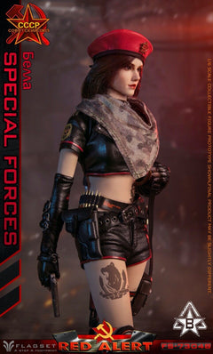 FLAGSET FS73048B 1/6 Red Alert Mobilize Troops Sniper Female Action Figure Model