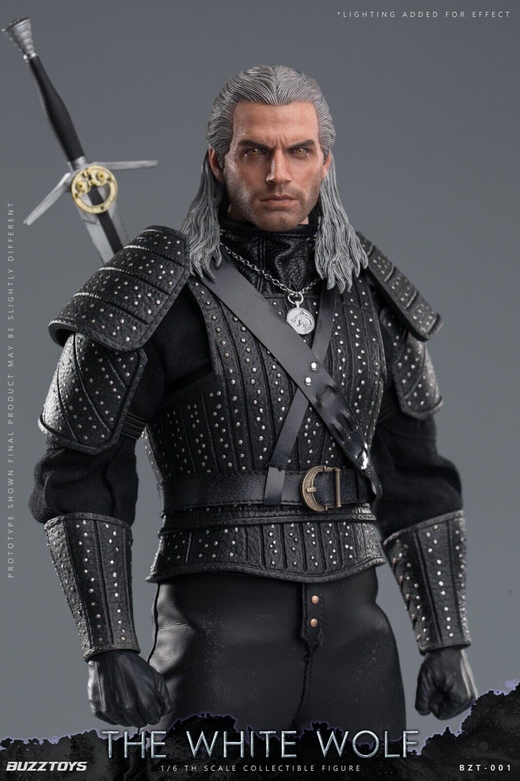 BUZZTOYS BUZ001 1/6 The Witcher The White Wolf Geralt Henry 12" Action Figure