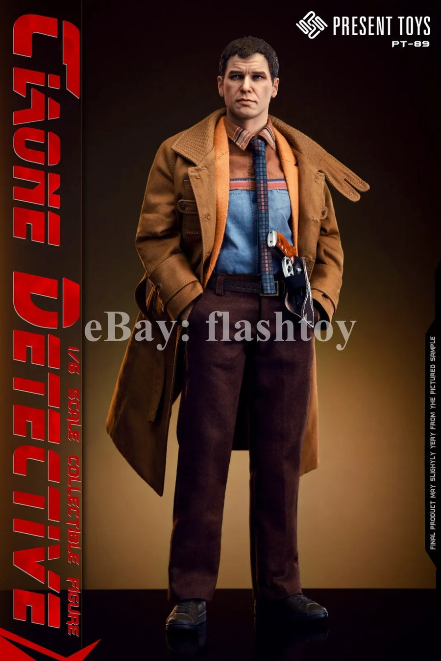 Presale PRESENT TOYS PT-sp89 1/6 Clone Detective Rick Deckard Action Figure Toy