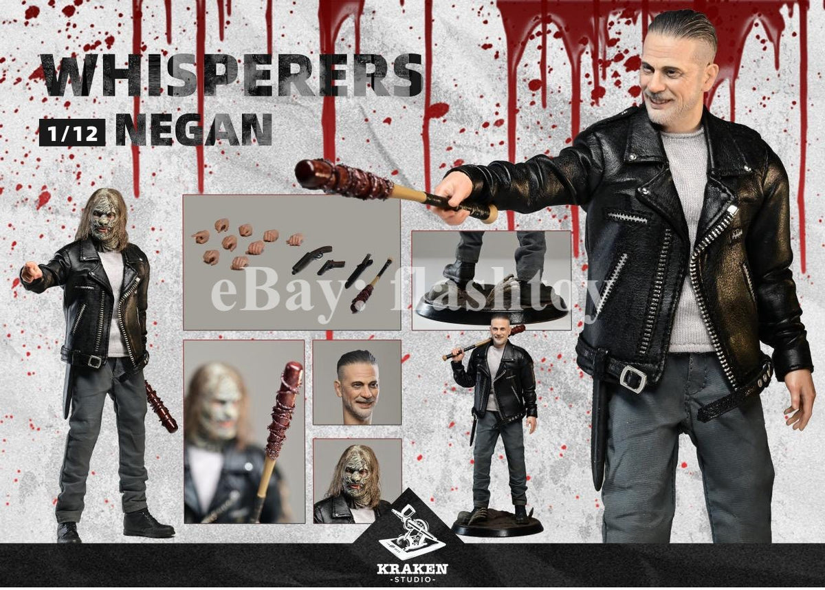 Kraken Studio 1/12 The Whisperers Negan 6" Collectible Male Action Figure Model