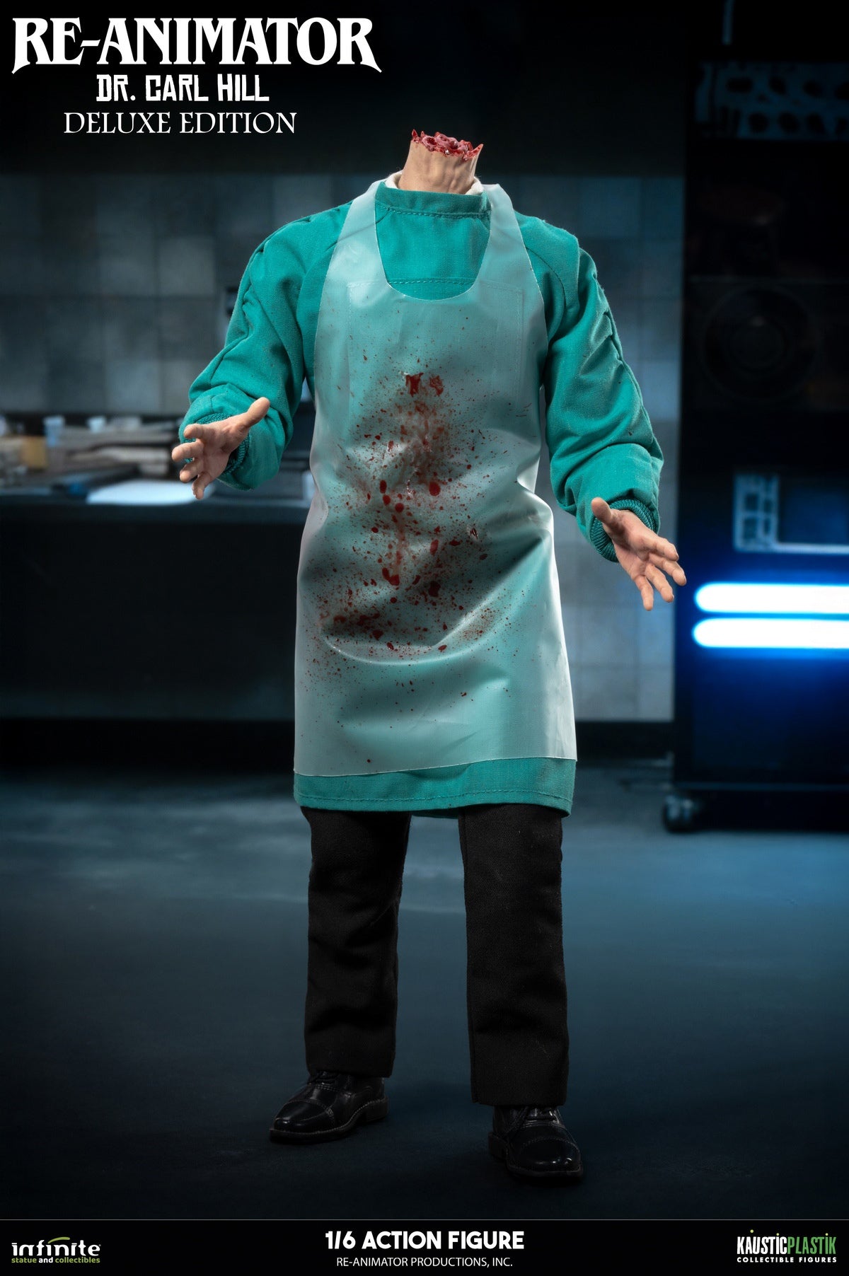 Presale Infinite 1/6 Re-Animator Doctor Carl Hill Male Action Figure Model Deluxe Ver.