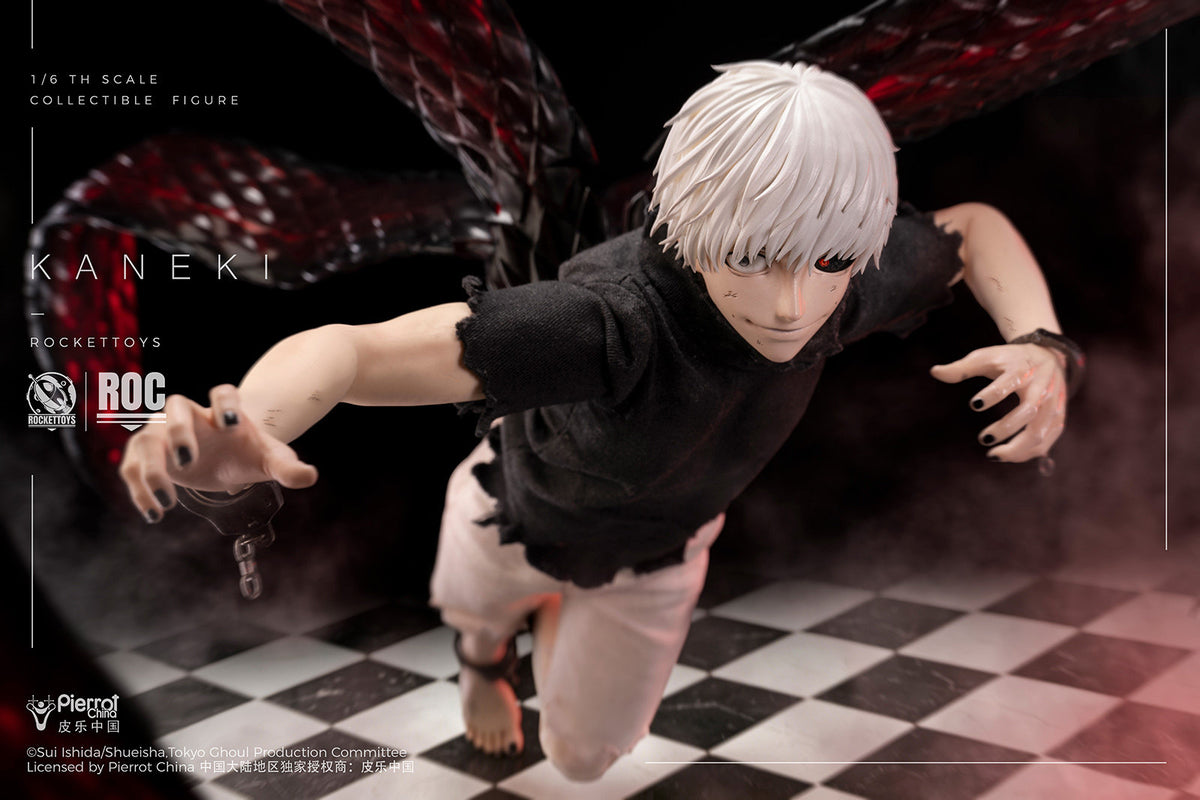 Presale RocketToys ROC-024 1/6 Tokyo Ghoul Kaneki Ken Action Figure Awakened Ver