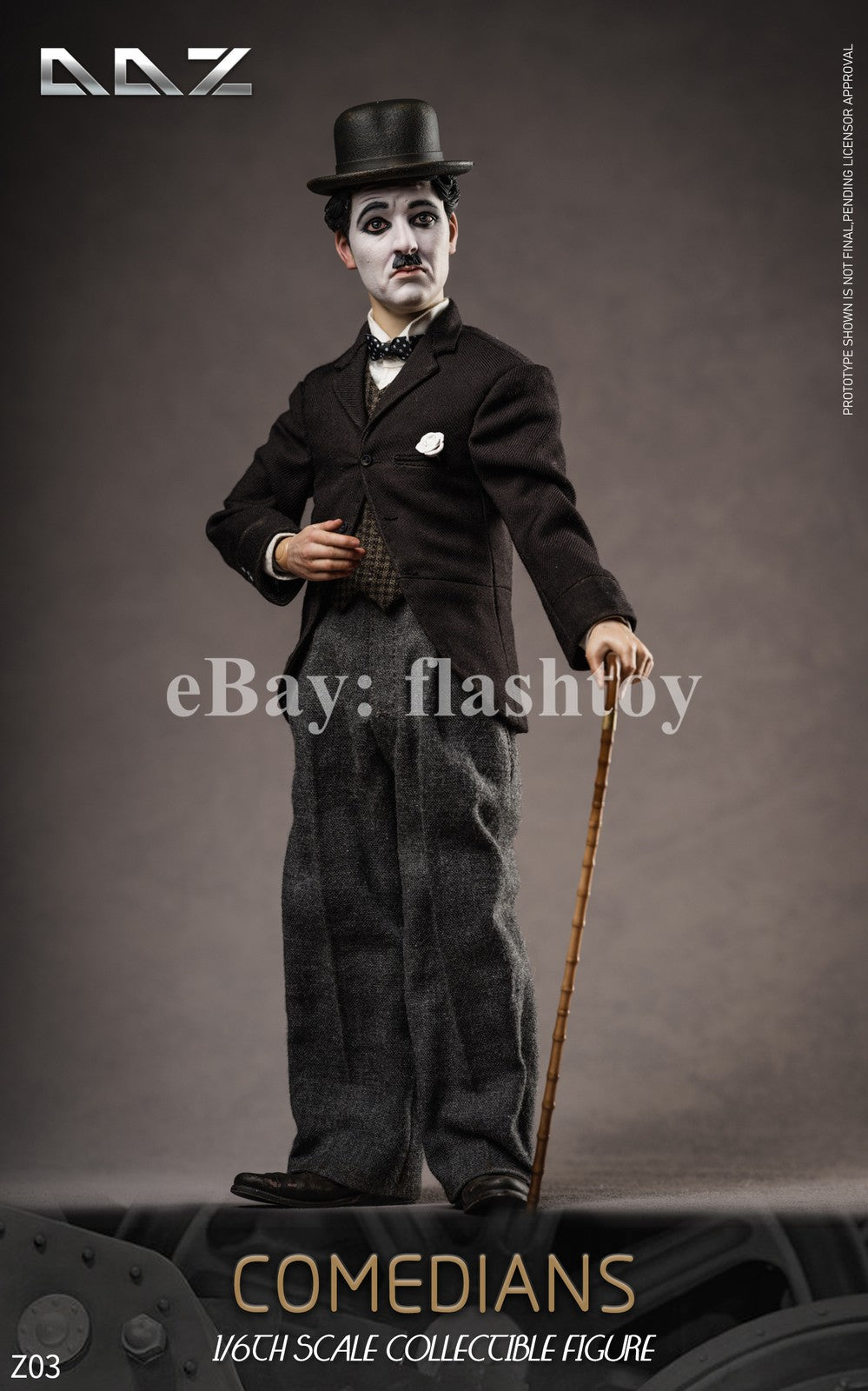 Presale DDZTOYS Z03 1/6 Comedian Chaplin Collectible Male Action Figure Model
