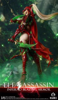 Presale Longshan LS2026-XK 1/6 Blood Elf Rogue Valeera Action Figure Model Toy