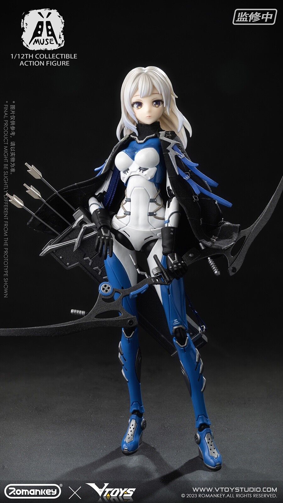 Romankey x VTOYS 1/12 MUSE 6" Female Action Figure Movable Eyes Model Toy