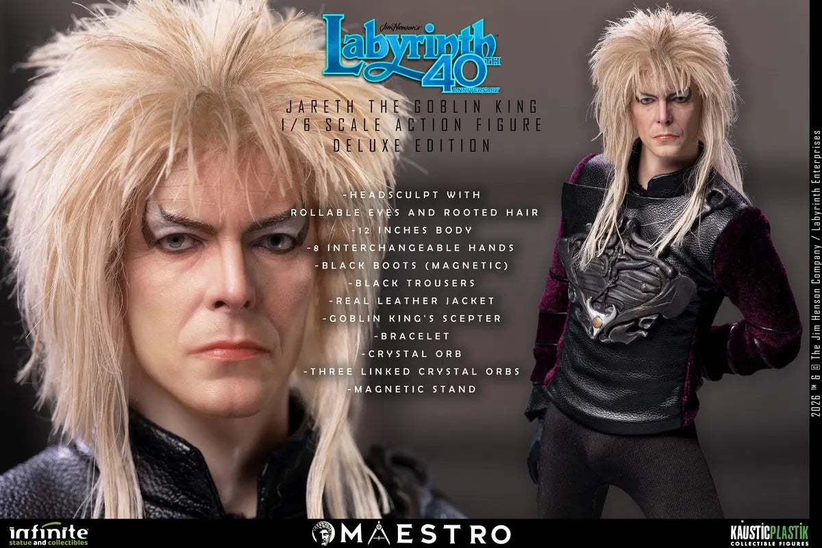 Presale Infinite 1/6 Labyrinth Jareth the Goblin King Male Action Figure Model