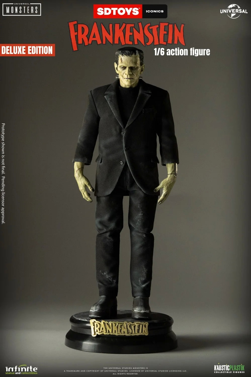 In Stock Infinite Statue 1/6 Frankenstein Male Action Figure Model Deluxe Ver.