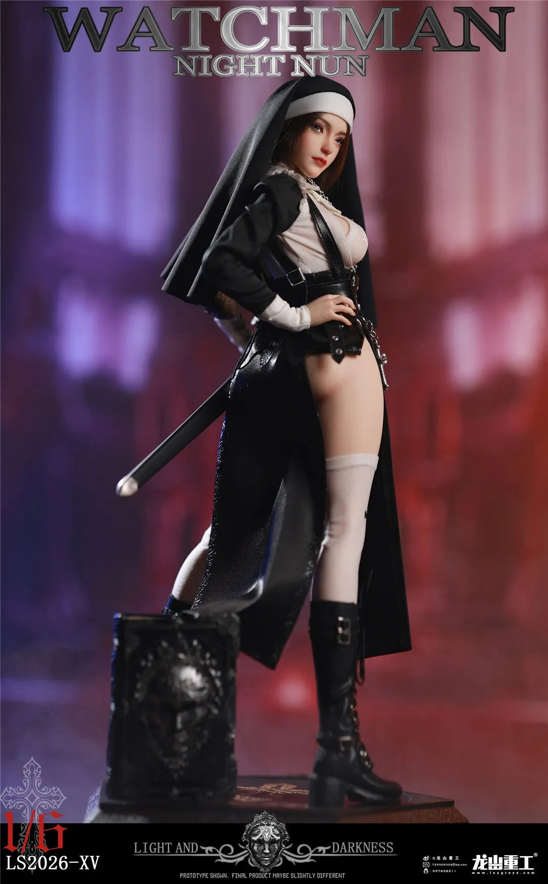 Presale Longshan LS2026-XV-A 1/6 Redemption of the Night Nun Figure Deluxe Ver.