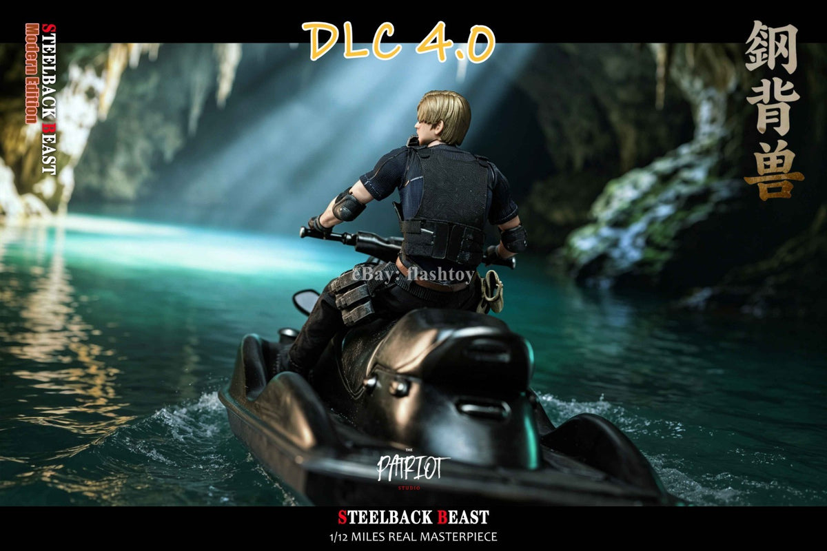 Presale Patriot Studio 1/12 DLC 4.0 Motorboat Steelback Beast RPD Officer Leon