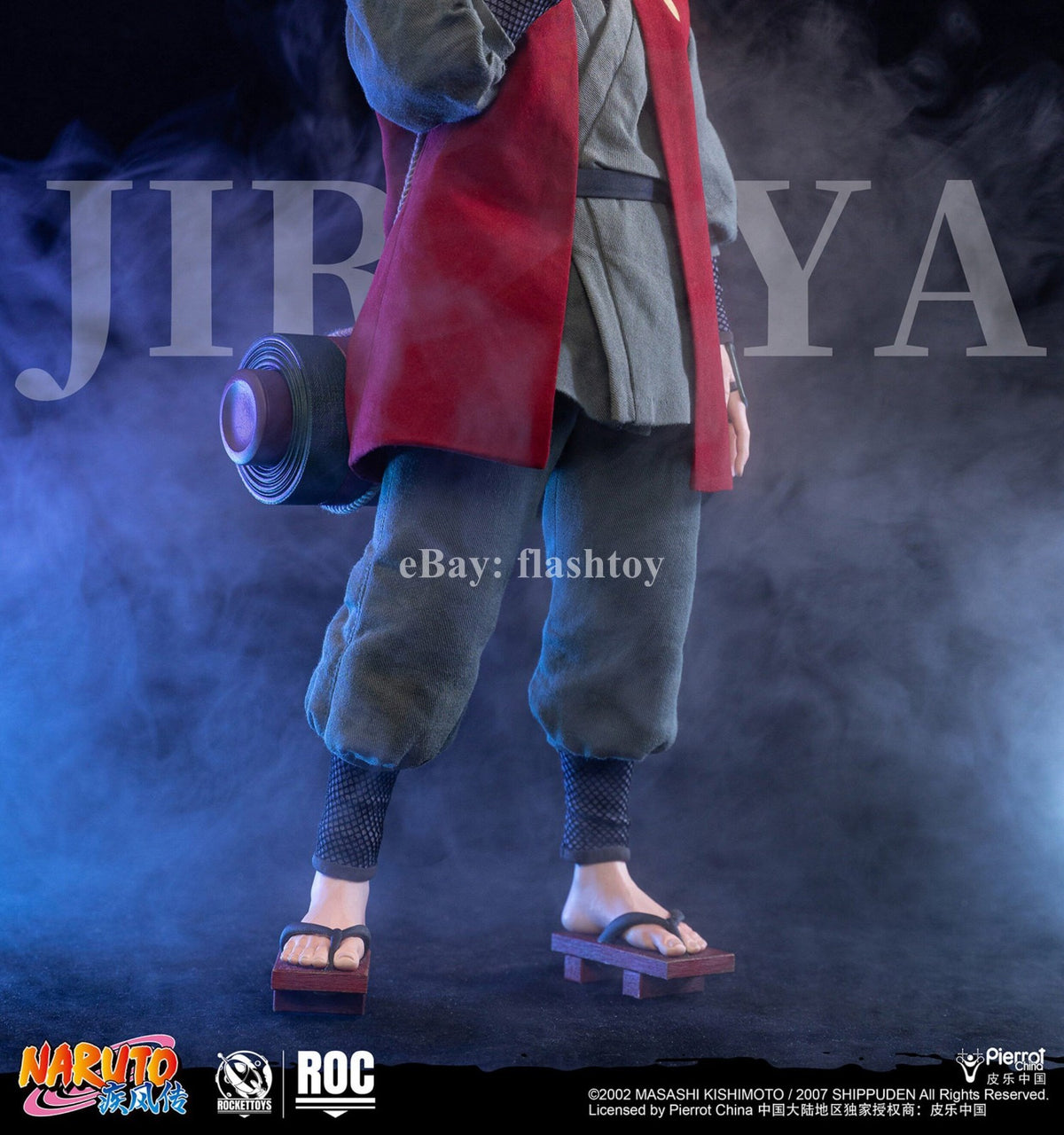 Presale RocketToys ROC-020 1/6 Jiraiya Collectible Action Figure Toy Deluxe Ver.