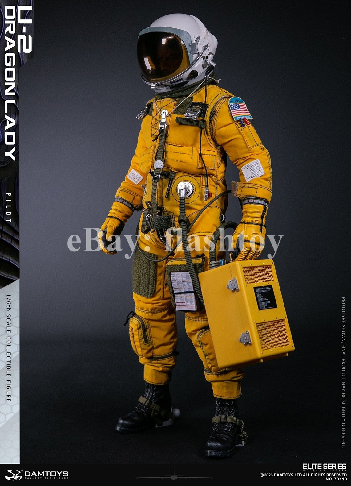 Presale DAMTOYS 78110 1/6 U-2 Dragon Lady Pilot 12" Male Action Figure Model Toy