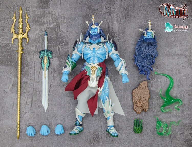 Berserker Studios M03 1/12 Poseidon 6" Collectible Action Figure Model Toys
