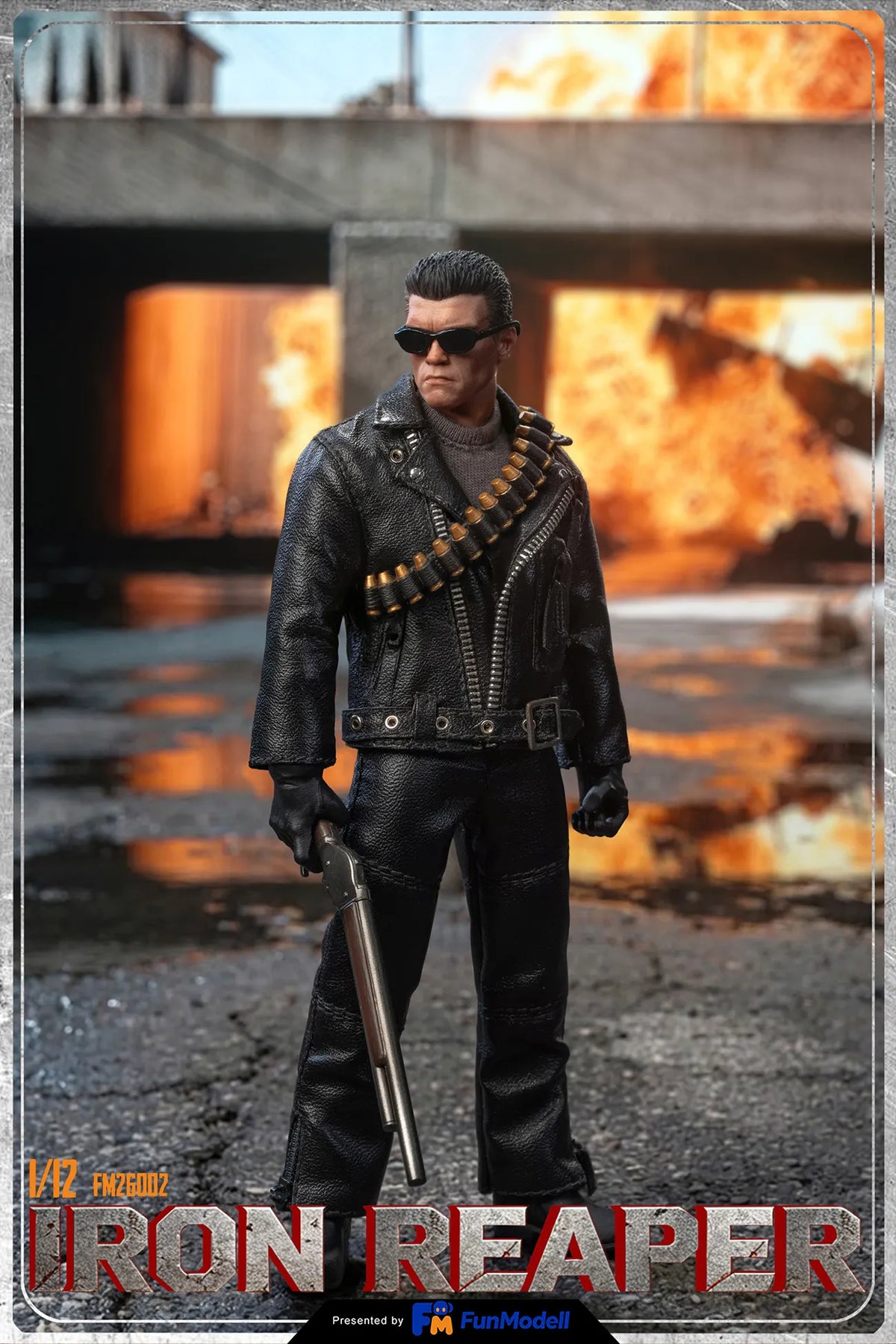 Presale FunModell FM26002 1/12 Future Warrior T800 Arnold Male Action Figure Toy