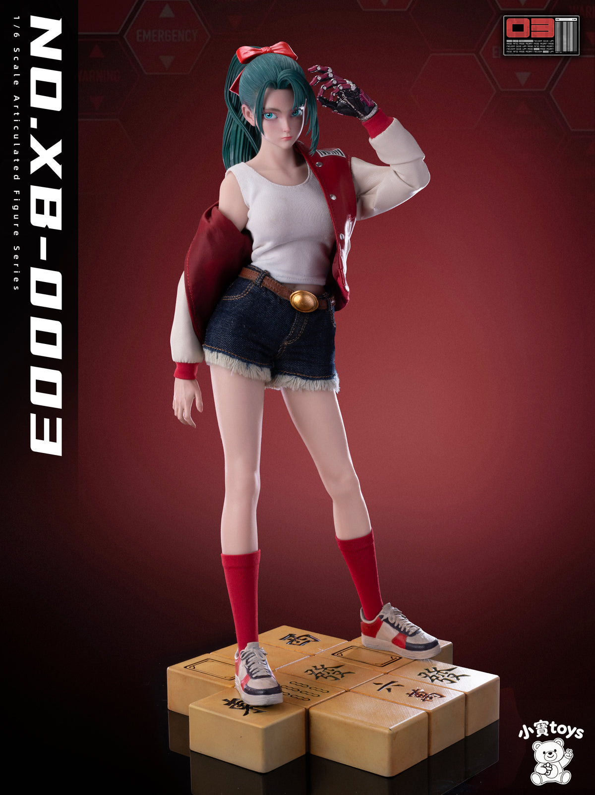 Presale XBTOYS XB0003 1/6 Wealth Girl Blue-Haired Enchantress Action Figure Toy