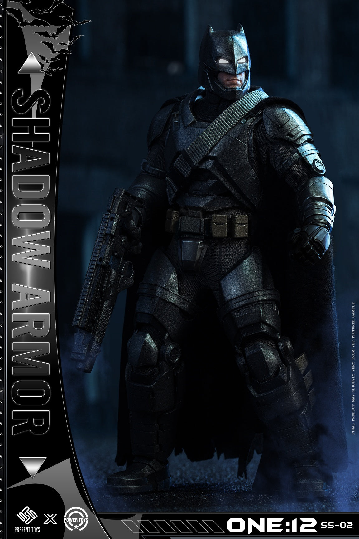 PRESENT TOYS SS-02 1/12 Bat Man Shadow Armor Collectible Male Action Figure Toy