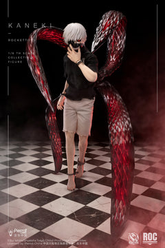 Presale RocketToys ROC-024 1/6 Tokyo Ghoul Kaneki Ken Action Figure Awakened Ver