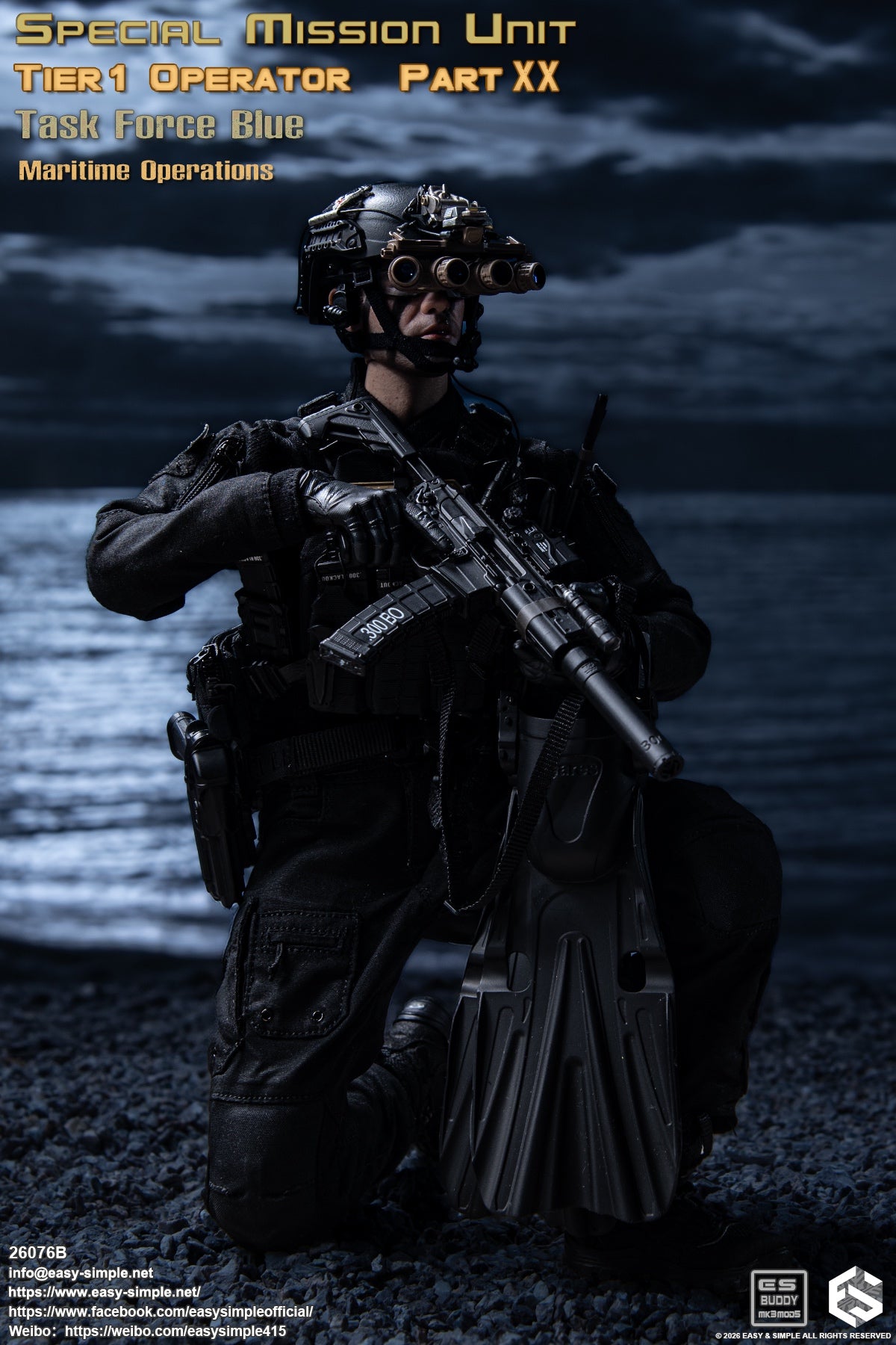 Presale Easy&Simple 26076B 1/6 Special Mission Unit Tier1 Operator Action Figure
