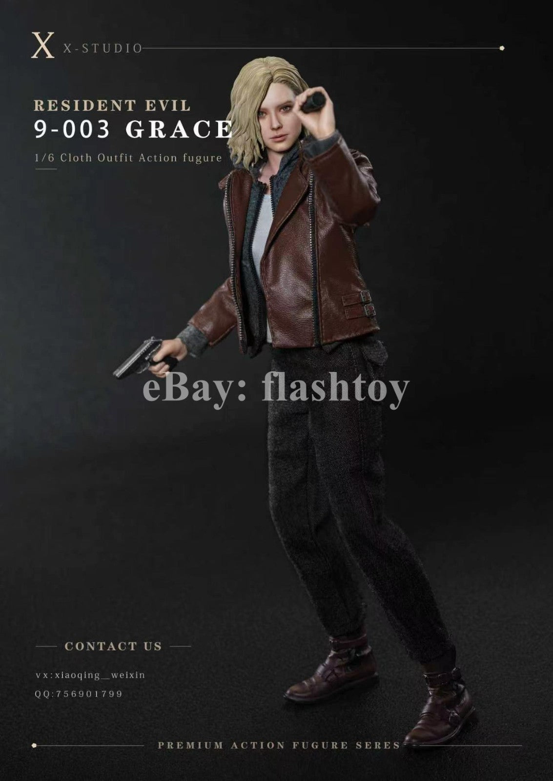Presale X-STUDIO 1/6 Investigative Reporter Grace Female Action Figure Model RE9