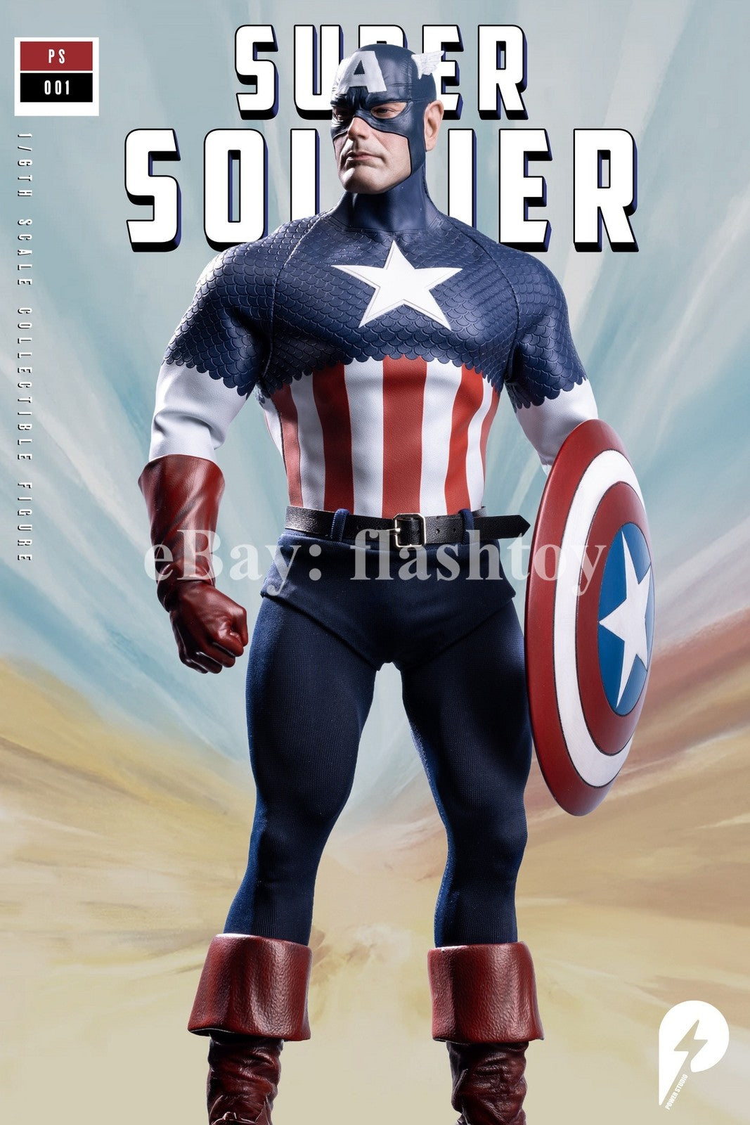 Presale Power Studio PS001 1/6 Super Soldier Collectible Action Figure Model Toy