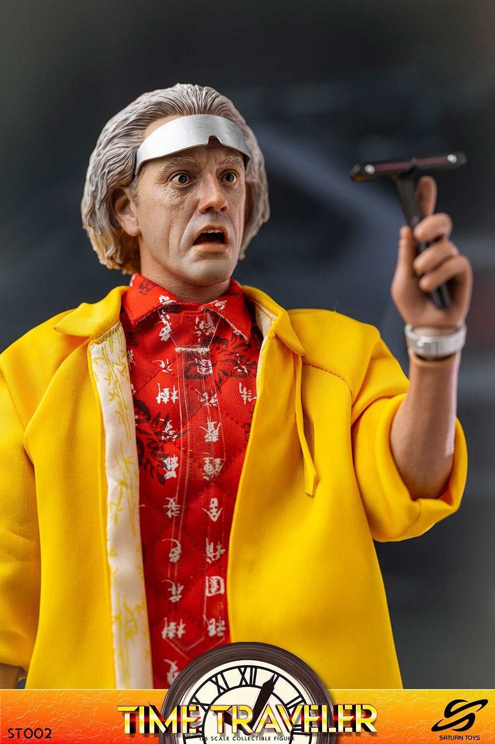 Saturn Toys ST002 1/6 Time Traveler Dr. Brown Male Action Figure Model Toy