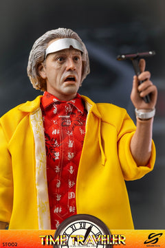 Saturn Toys ST002 1/6 Time Traveler Dr. Brown Male Action Figure Model Toy