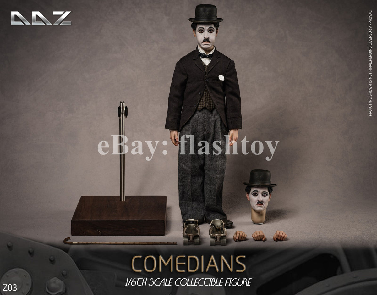 Presale DDZTOYS Z03 1/6 Comedian Chaplin Collectible Male Action Figure Model