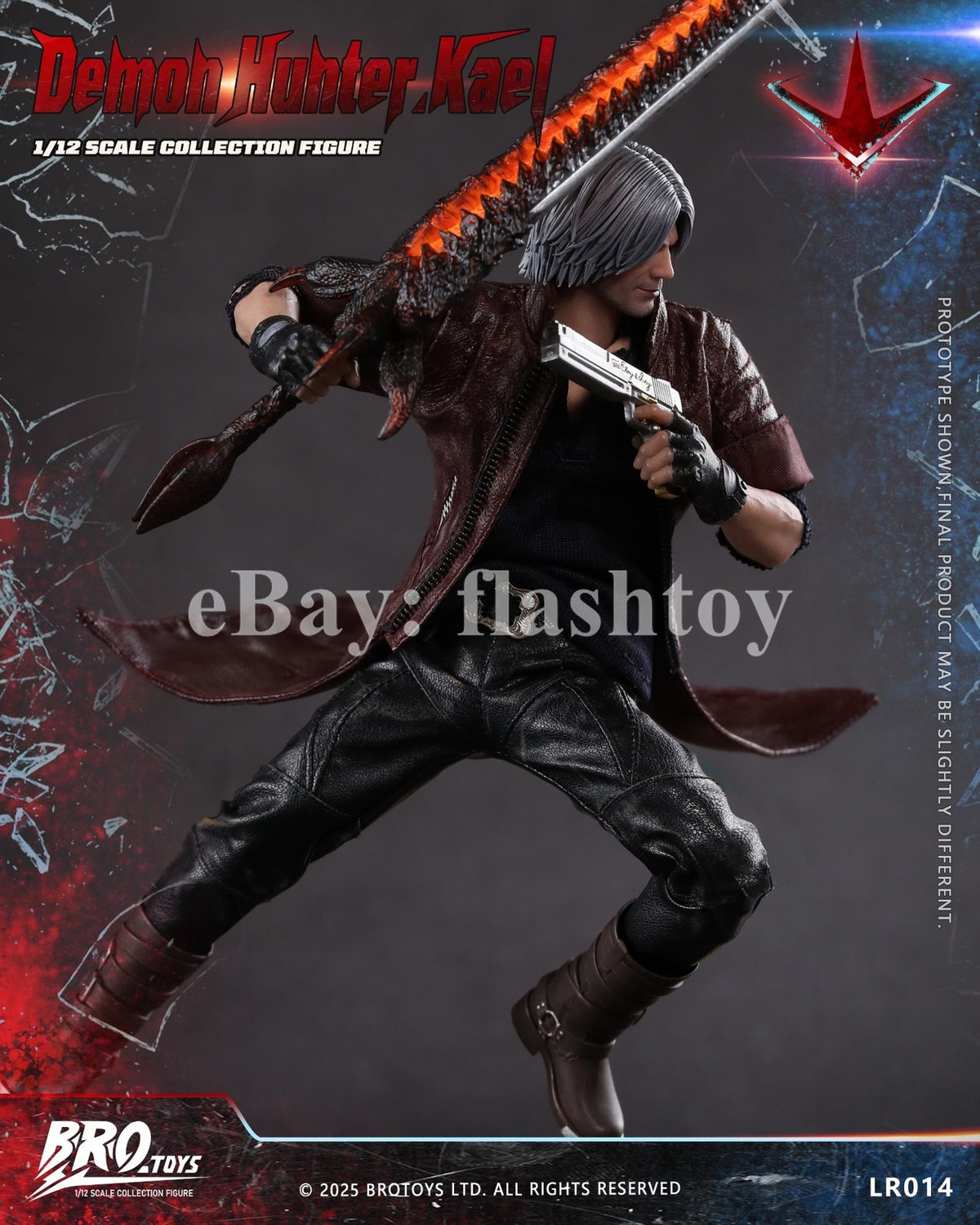 Presale BROTOYS LR014 1/12 The DMC Dante 6" Collectible Male Action Figure Model