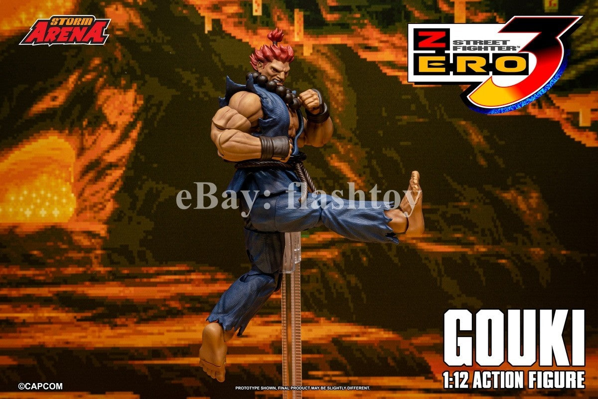 Presale STORM ARENA SFSA07 1/12 Street Fighter Zero 3 Gouki Action Figure Model