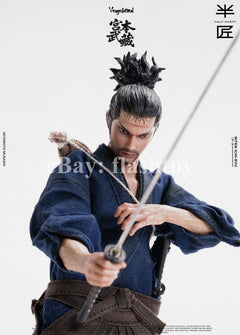 Presale HALF CARFT 1/12 Miyamoto 6" Collectible Male Action Figure Model Toy