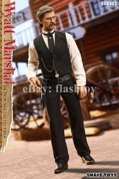 Presale SNAKE TOYS SCB02 1/6 TOMBSTONE Wyatt Marshal 12" Action Figure Model Toy