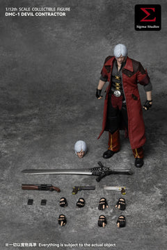 Presale Sigma DMC-1 1/12 The Devil Crimson Dante May Cry Action Figure Model Toy