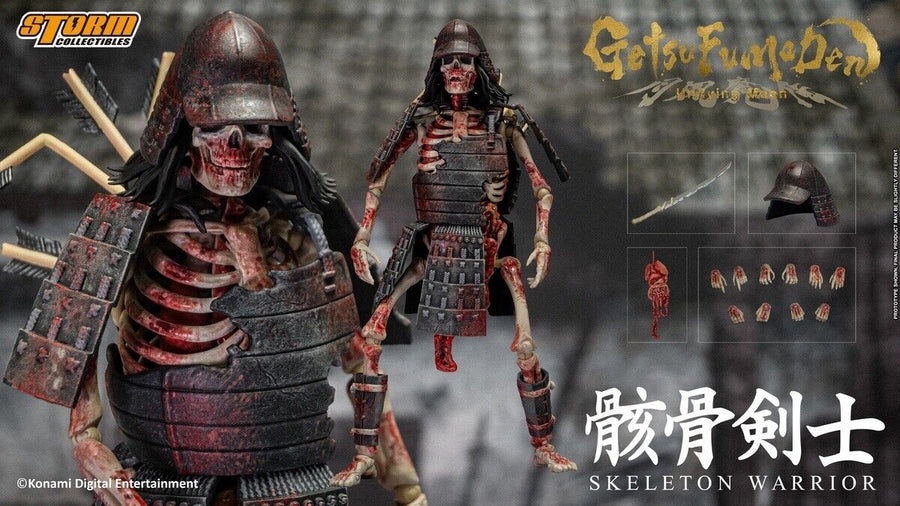 Storm Toys GFUD03 1/12 GetsuFumaDen Undying Moon Skelett-Krieger Actionfigur