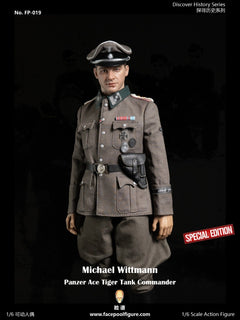 Facepoolfigure FP019B 1/6 Panzer Ace Tiger Tank Commander Wittmann Action Figure