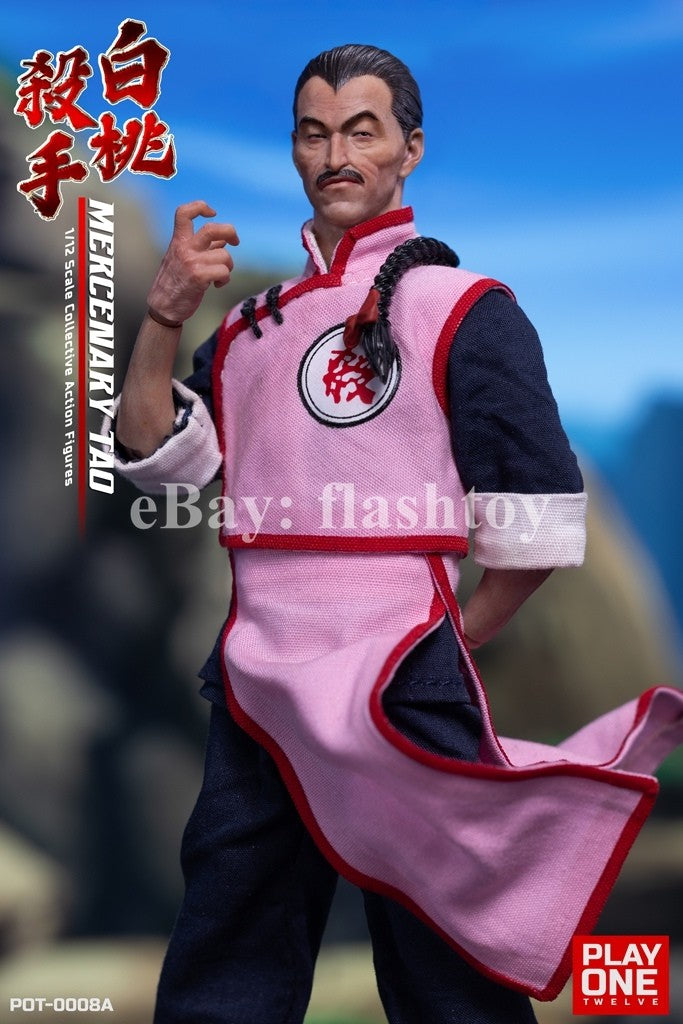 Presale Play One twelve POT-0008A 1/12 Mercenary Killer Tao Pai Pai Figure Model