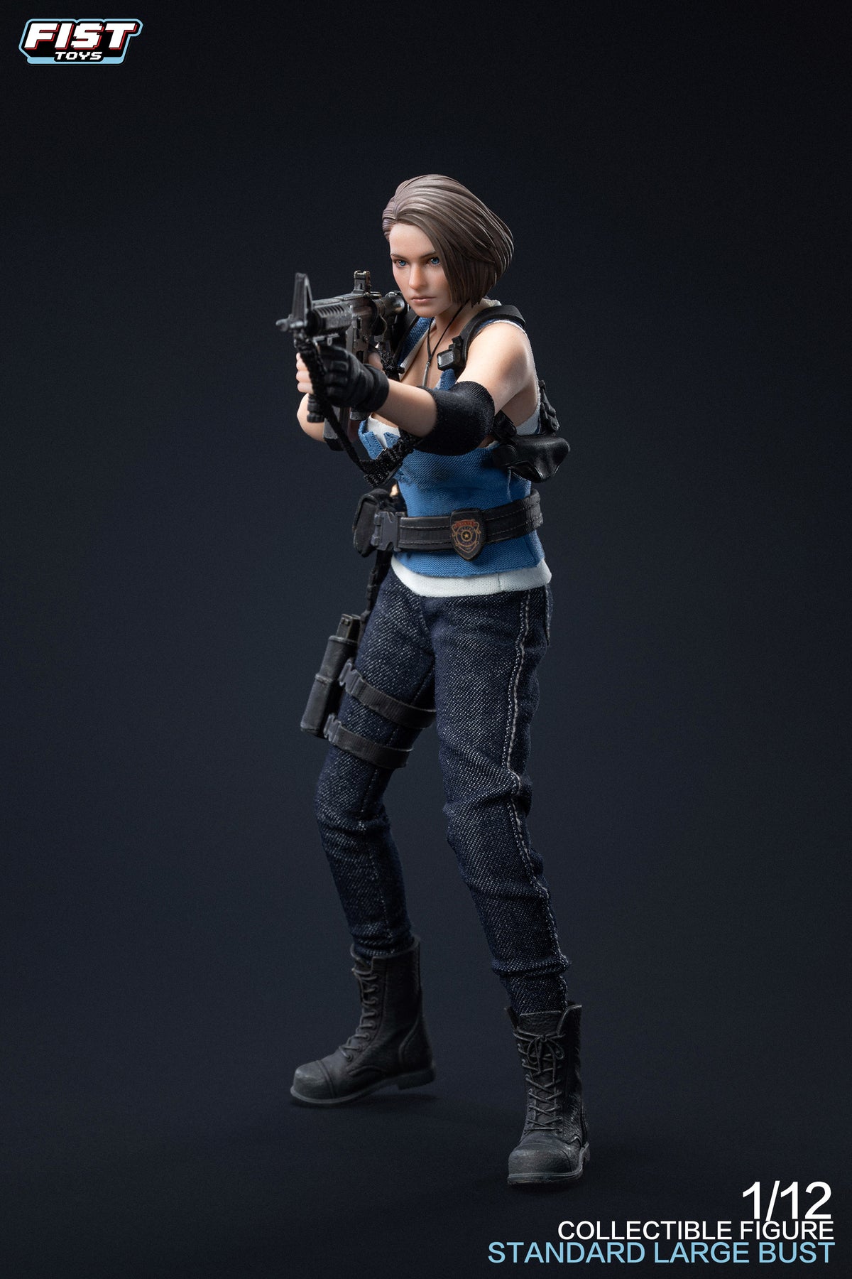 Presale Fist Toys FIST-002 1/12Resident Zombie Evil Crisis Doomsday Cop Jill Policewomen Valentine Standard Large Bust