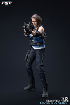 Presale Fist Toys FIST-002 1/12Resident Zombie Evil Crisis Doomsday Cop Jill Policewomen Valentine Standard Large Bust