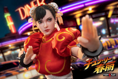 Presale TOYSTAY TS-011C 1/6 Kung Fu Girl Chun Li Female Action Figure Toy Red Ver.