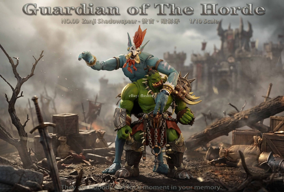 Presale GreyKnight No.09 1/10 Guardian of The Horde Zanji Shadowspear Figure Toy