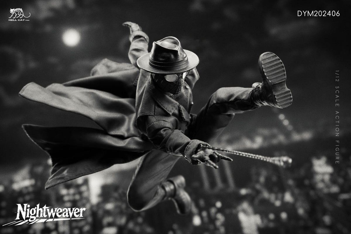 Presale Hell Cat DYM202406B 1/12 Spider Noir Action Figure Black & White Ver.